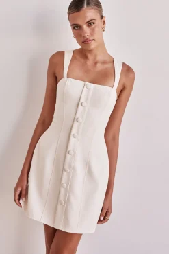 Skyler Mini Dress (Cream)