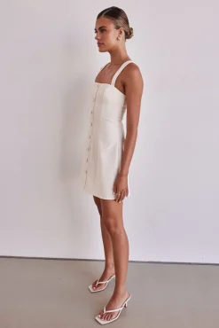 Skyler Mini Dress (Cream)