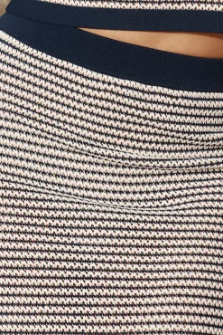 Val Knit Maxi Skirt (Navy)