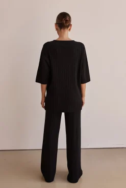 Venice Knit Pant (Black)