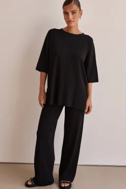 Venice Knit Top (Black)