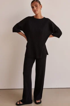 Venice Knit Top (Black)