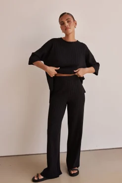 Venice Knit Top (Black)