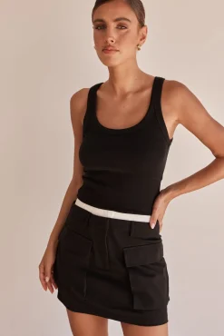 Verity Mini Skirt (Black)