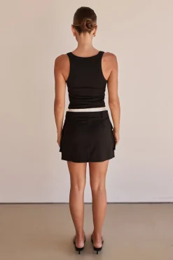 Verity Mini Skirt (Black)