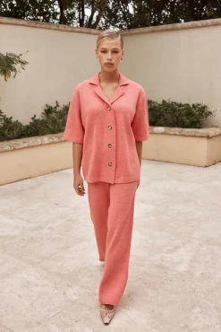Viola Knit Shirt (Pink)