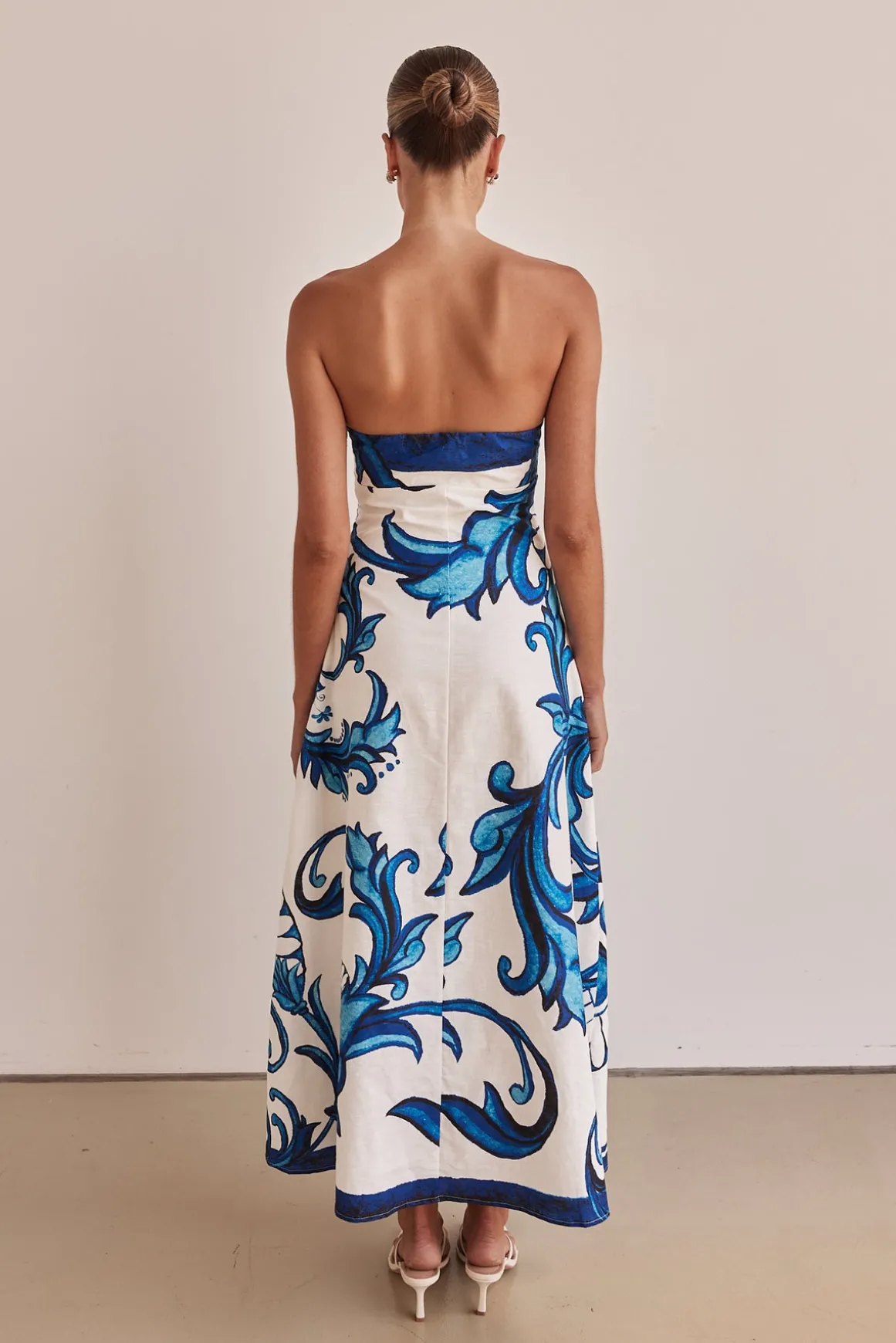 Zayna Midi Dress (Blue)