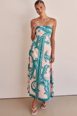 Zayna Midi Dress (Pink)