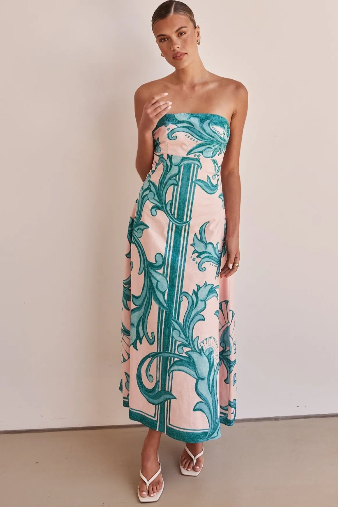 Zayna Midi Dress (Pink)
